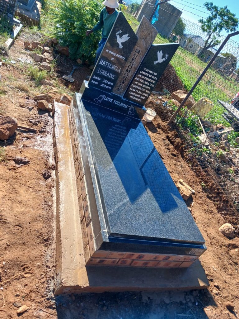 Installed tombstone