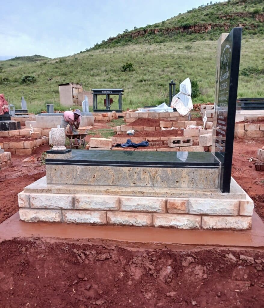 Tombstone installation